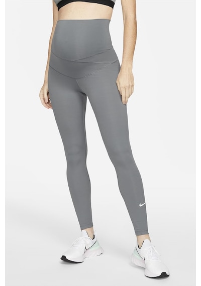 Nike One Women's High Rise Leggings Maternity Yüksek Belli Kadın Tayt Gri
