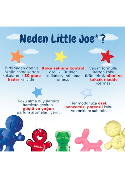 Little Joe Vanilya Araç Asma Koku Vanilla -30 Gün -ipli Oto Kok