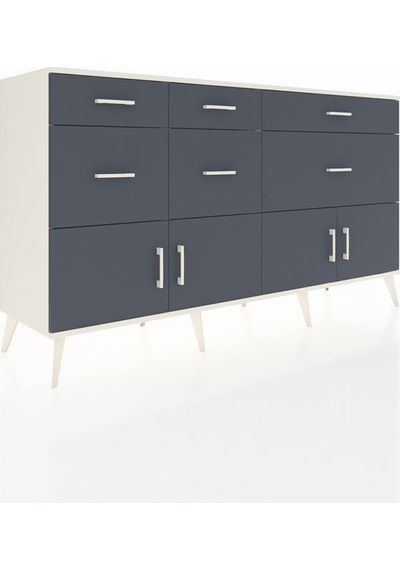 Hyperion Konsol Tek Raflı 6 Çekmeceli 4 Kapaklı 176x44x99 Aytaşı- Aytaşı-antrasit Hyperion Konsol Tek Raflı 6 Çekmeceli 4 Kapaklı 176x44x99 Aytaşı- Aytaşı-antrasit