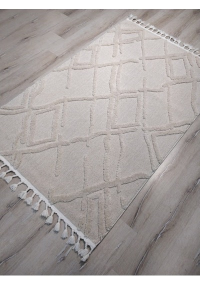 Eko Halı Terazzo Trz03 Beyaz Iskandinav Halı 120X180 Cm