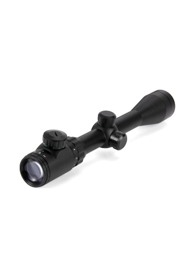 3-9x40 Zoomlu Çıft Işıklı Tüfeği Dürbünü Montaj Kelepçeli Çok Renkli