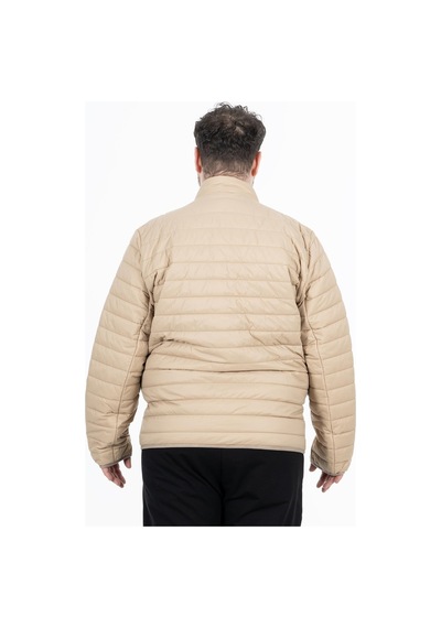 Maraton Sportswear Büyük Beden Erkek Dik Yaka Takma Kol Basic Açık Vizon Mont 22311-açık Vizon Açık Vizon