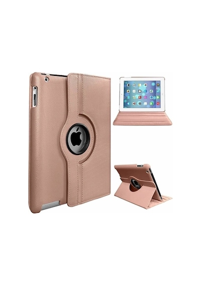Apple Uyumlu iPad, 2 3 4 İçin 9,7 İnç 360 Derece Döner Standlı Tablet Kılıfı