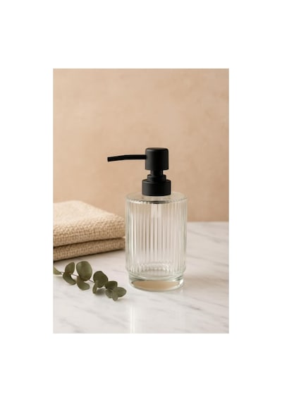 Buççin Online Mağaza Cam Şeffaf Sıvı Sabunluk 200 Ml Banyo Lavabo Belirtilmemiş Çok Renkli