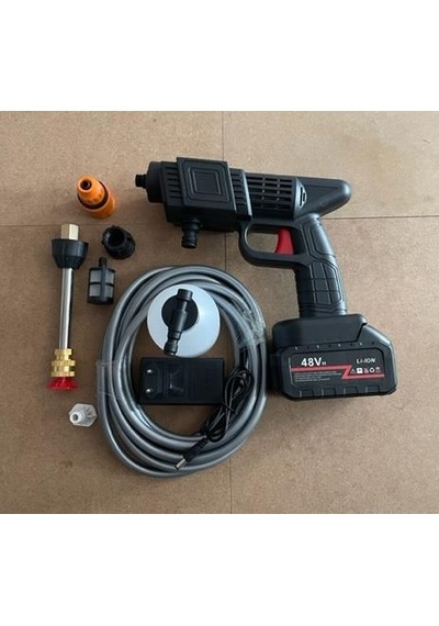 Dmr 48v Akülü Basınçlı Oto Yıkama Makinası Bahçe Yıkama Makinası