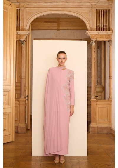 Senna Rosalın Dress Ekinezya Açık Fuşya