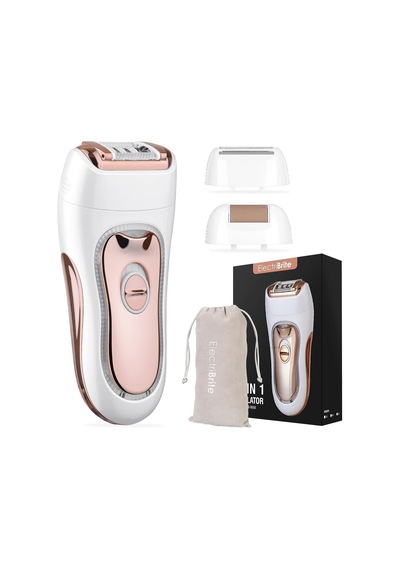 Electribrite Hb-905b 3 İn 1 Şarjlı Kadın Epilatör Ve Tüy Alma Cihazı - Rose Gold Epilasyon Makinesi
