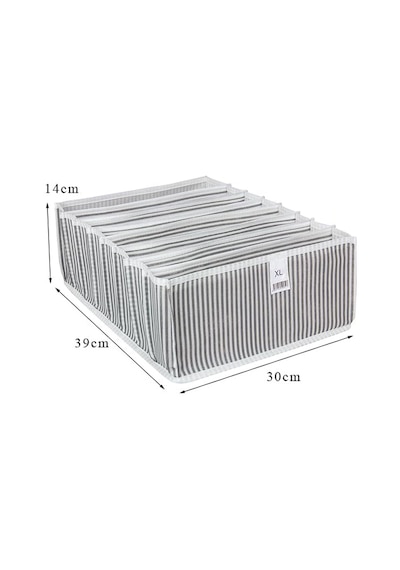 Akordiyon Çekmece İçi Düzenleyici Organizer 5 Adet Gri, X Large Diğer