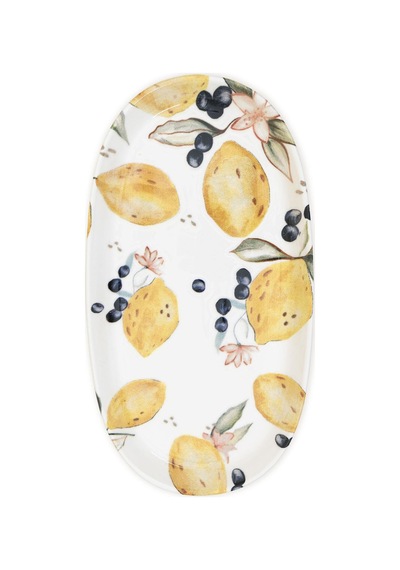 The Mia Limoncello Oval Servis 2li 26 Cm Lmn023 Çok Renkli