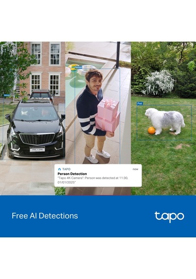 Tp-lınk Tapo Tc92 Kıt C660 Kıt , 4k, 8,0mpix, Dış Mekan, Ip65, Wifi, 12mt. Renkli Gece Görüşü, İki Yönlü Ses, Yapay Zeka Destekli, Güneş Enerjili Güvenlik Kamerası Kiti