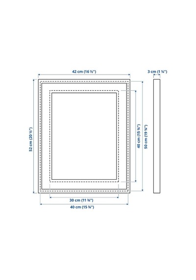 Ikea Rödalm Derinlik Efektli Fotoğraf Çerçevesi 40 X 50 Cm Kahverengi