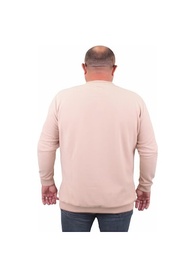 Starbattal Büyük Beden Selanik V Yaka Classic Sweat 23201 Bej-Bej