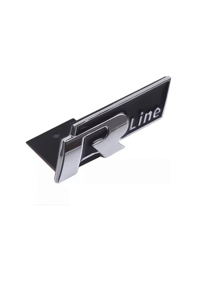 Volksvagen R Line Metal Ön Panjur Logo Arma Sticker
