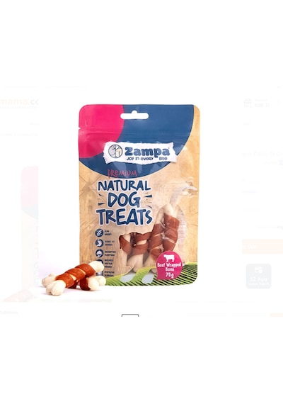 Zampa Dana Eti Parçacıklı Köpek Ödülü 75 Gr