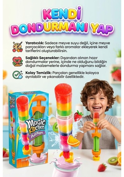 Kendi Dondurmanı Yap Dondurma Kalıbı