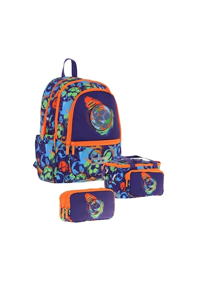 Kaukko Kids Üçlü Erkek Çocuk İlkokul Okul Çantası Seti L5269+l7269+l8269 Lacivert Turuncu - Futbol Topu Baskılı Lacivert - Turuncu Kaukko Kids Üçlü Erkek Çocuk İlkokul Okul Çantası Seti L5269+l7269+l8269 Lacivert Turuncu - Futbol Topu Baskılı Lacivert - Turuncu