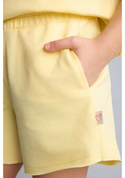 Defacto Sweatshirt Kumaşı 2li Takım Kız Çocuk H5745a826smyl127 Sarı-yl127