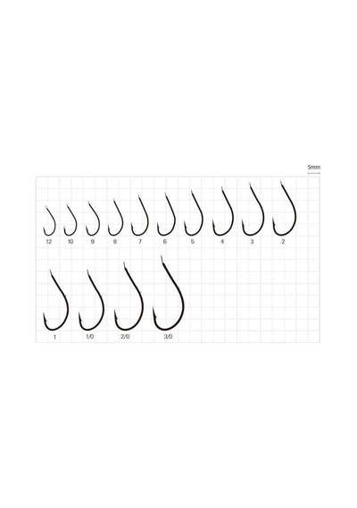 Sasame F-706 No:6 Seigo Sliced Black Nikel Olta İğnesi 12 Adet Standart