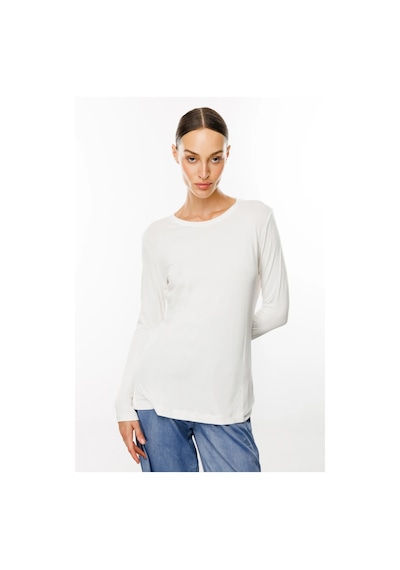 On Fashion Uzun Kol Kadın Basic Bluz 25y.on.blz.51303.01 Ekru
