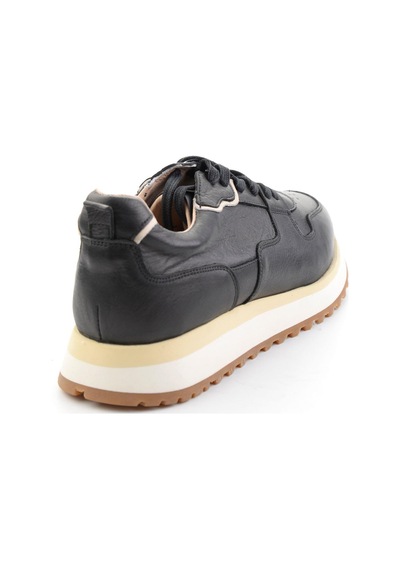 Bambi Siyah Napa Hakiki Deri Erkek Sneaker E01730651043