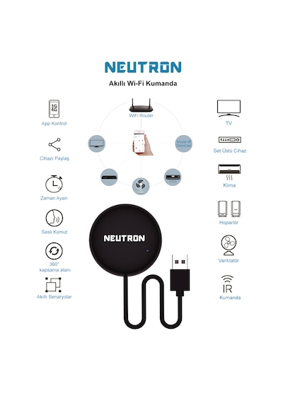 Neutron Ntl-ır-02s Akıllı Wi-fi Kumanda