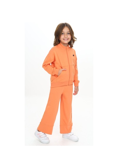 Toontoy Kids Toontoy Kız Çocuk Nakışlı Eşofman Takım Somon