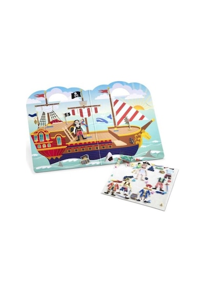 Melissa And Doug Kabartmalı Tak Çıkar Çıkartma Seti Korsanlar