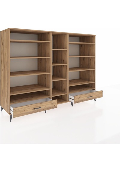 Kronos Dolap 14 Raflı 2 Çekmeceli 220x59x163 Çam-çam Çam-çam Kronos Dolap 14 Raflı 2 Çekmeceli 220x59x163 Çam-çam Çam-çam