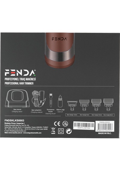 Fenda Profonyonel Sakal Kesme Makinesi Fndsklks0003