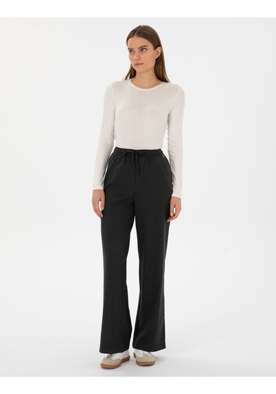 Pierre Cardin Kadın Antrasit Pantolon Kanvas-chino 50313262-vr006 Antrasit