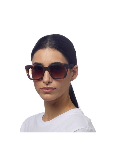 Okkia Elba Unisex Güneş Gözlüğühavana / Lens : Kahverengi Gradyan Kahverengi - Leopar