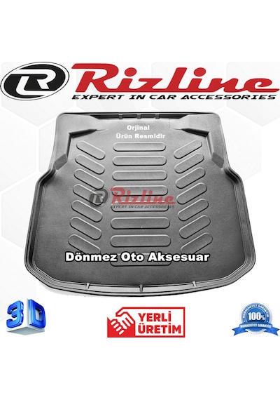 Mercedes C180 3D Bagaj Havuz Paspası W204 2007-2014 Arası Rizline N11.12066
