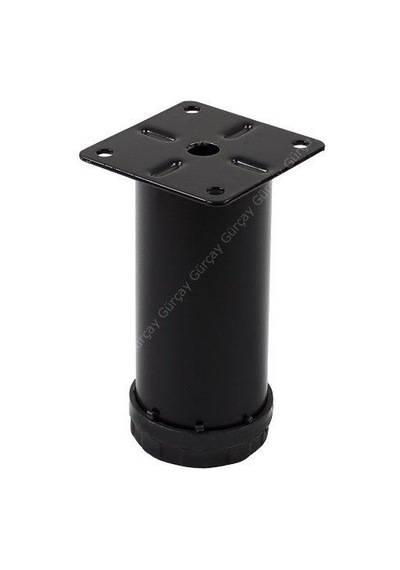 Metal Mobilya Ayağı 42mm Siyah