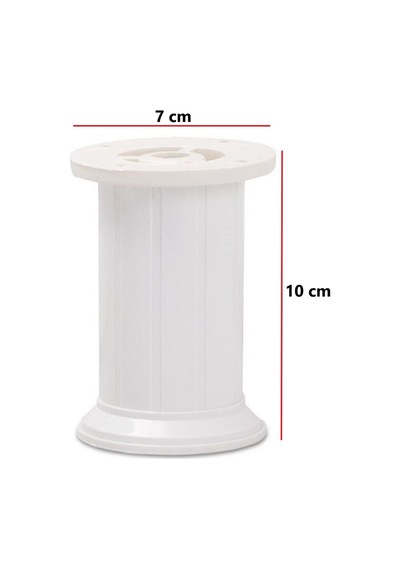 10 Cm Ayarlanabilir Sehpa-dolap-tv Ünitesi Ayağı Beyaz Diğer
