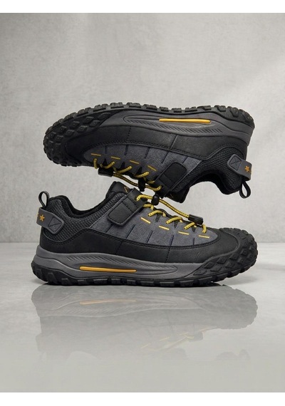 Marco Kids Arog Çocuk Lastik Bağ Cırtlı İçi Polarlı Outdoor Ayakkabı 5514-36 Gri