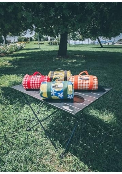 Çiçek Desenli Artha Piknik Örtüsü 150x150 Cm, Dayanıklı Kamp Ekipmanları, Kamp Aksesuarları