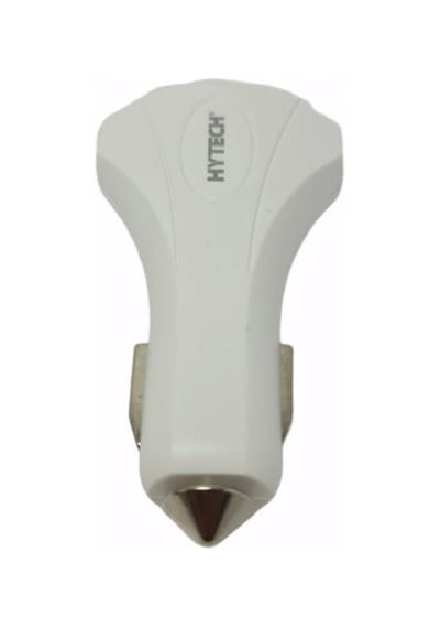 Hytech Hy-Xq55 Type-C + Çift Usb Çıkışlı Çakmak Şarj 7A Beyaz