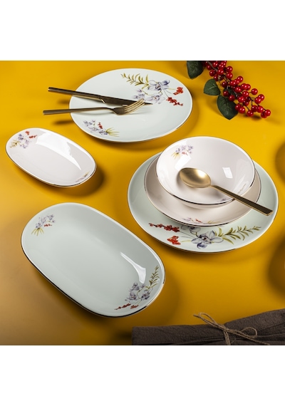 Aryıldız Violet 6 Kişilik 29 Parça Yemek Takımı