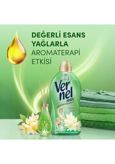 Max Ihlamur Çiçeği Kokulu 60 Yıkama Konsantre Çamaşır Yumuşatıcısı 1 X 1440 Ml Diğer