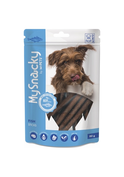 M-pets My Snacky Fish Sticks Balıklı Köpek Ödülü 80 Gr