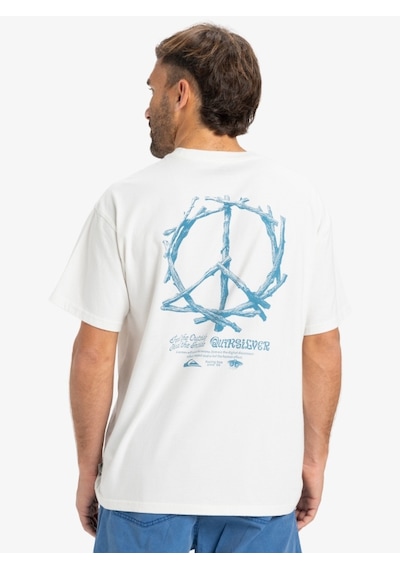 Quiksilver Tree Connection Ss Erkek Kısa Kollu Tişört Eqyzt08034 Beyaz