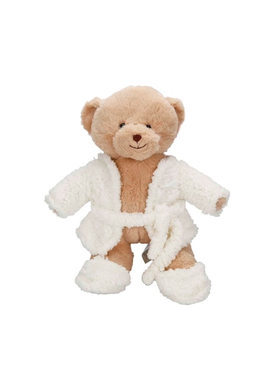 Pijamalı Peluş Ayı 40 Cm Terlikli Uyku Ve Oyun Arkadaşı Sevimli Ayıcık Peluş Çok Renkli