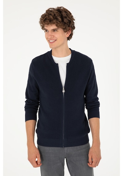U.s. Polo Assn. Erkek Lacivert Hırka Triko 50293528-vr033 Lacivert
