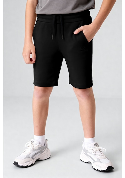 Tommylife Siyah Standart Fit Basic Performans Erkek Çocuk Şort - 11303 Siyah