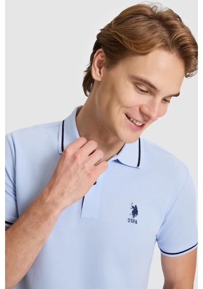 U.S. Polo Assn. U.s. Polo Assn. Erkek Açık Mavi Tişört Basic 50326975-vr003 Acık Mavı