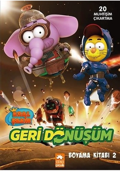 Kral Şakir Geri Dönüşüm Boyama Kitabı - 2- Eksik Parça