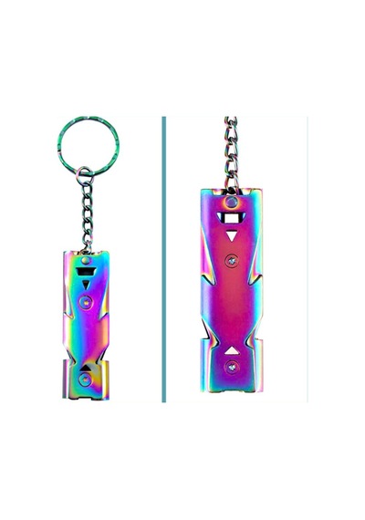 Omeniv 150 Db Çelik Düdük Kolye Anahtarlık Outdoor Kamp İlyardım Çok Renkli