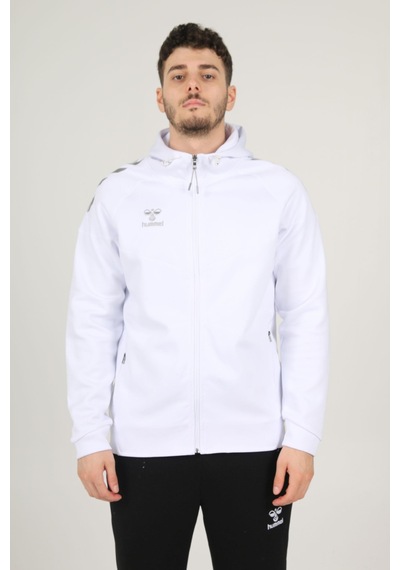 Hummel Armin Pro Pamuklu Sweatshirt Beyaz