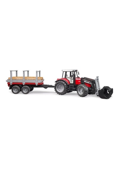 M. Ferguson 7480 Ve Kütük Taş. Römork