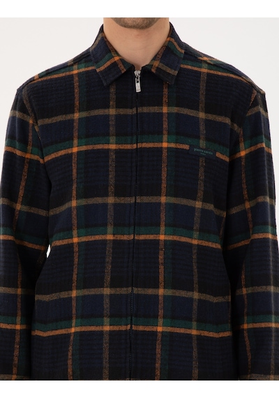 Pierre Cardin Erkek Lacivert Gömlek Desenli 50292394-vr033 Lacivert